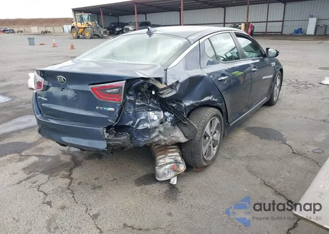 2015 Kia Optima Hybrid Ex from USA, damaged, VIN KNAGN4AD1F5080023